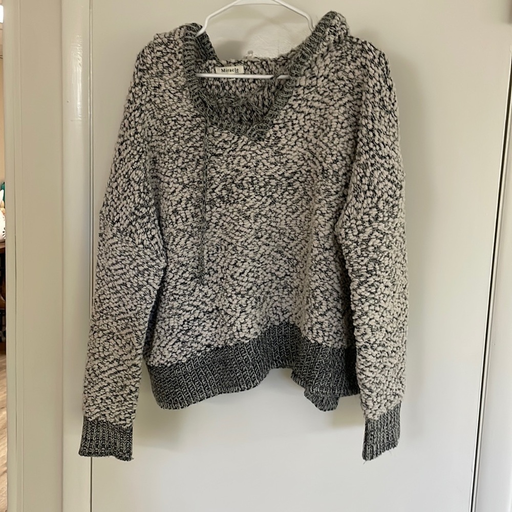 Cozy hooded sweater